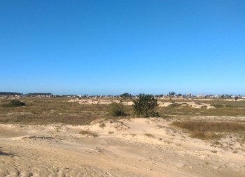  Área em que recebeu caracterização para saber se é uma Duna ou não no Litoral Extremo Sul Catarinense. 