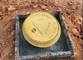  Acabamento final com proteção sanitária com bentonita, concreto, tampa e cadeado para evitar vandalismo e contaminação por outros meios.