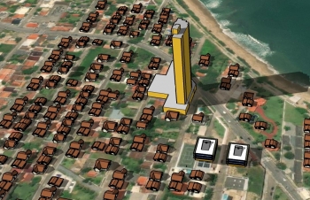  Estudo de Sombreamento para  Estudo de Impacto de Vizinhança (EIV) de um edifício de Penha (SC).